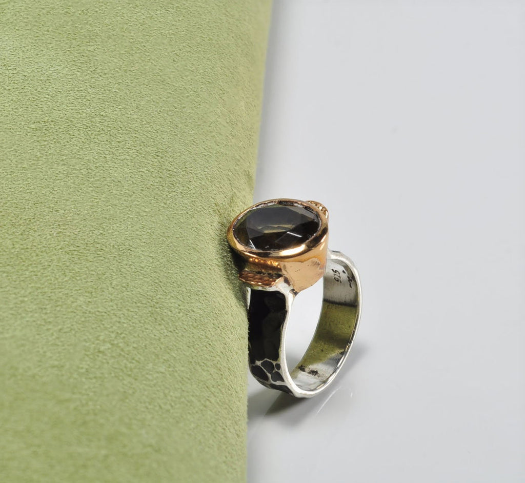 Handmade Color Changing Sultanite Silver  Ring, Handcrafted Sultanite Jewelry,Gift for Her