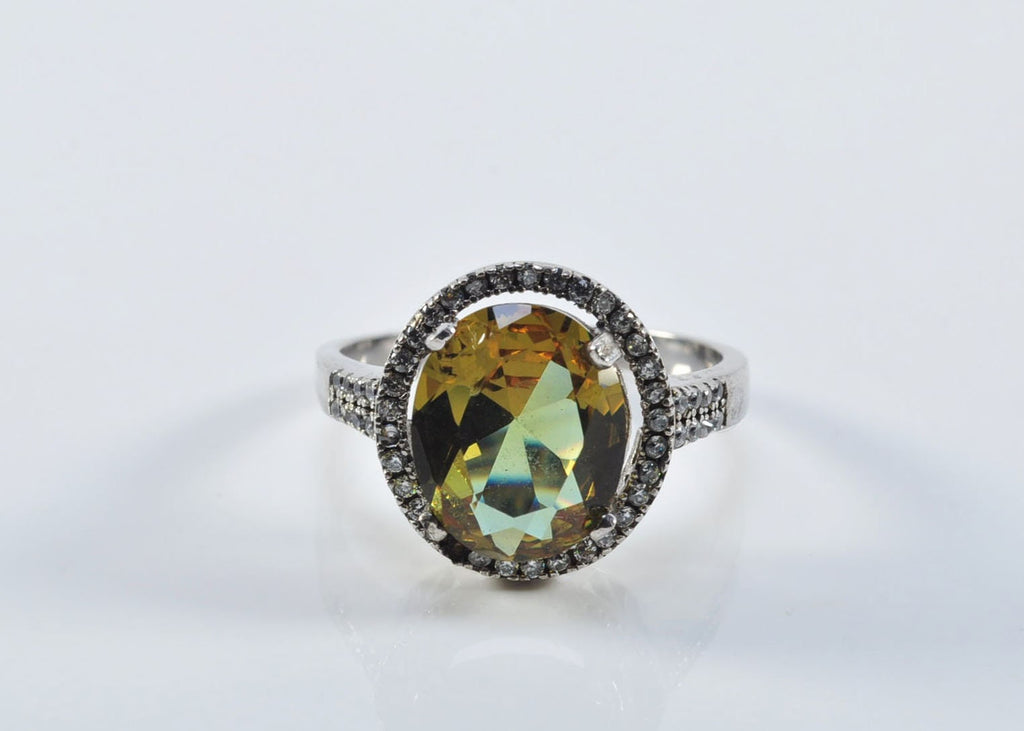 Handmade Color Changing Sultanite Ring, 925 Sterling Silver Jewelry