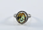 Handmade Color Changing Sultanite Ring, 925 Sterling Silver Jewelry