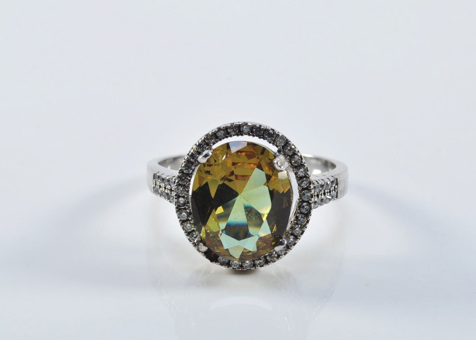 Handmade Color Changing Sultanite Ring, 925 Sterling Silver Jewelry