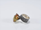 Handmade Color Changing Sultanite Silver Ring: Turkish Gemstone Jewelry