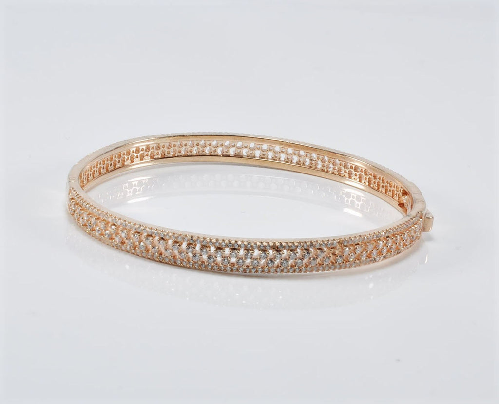 Handmade Genuine Zircon Gemstone Rose Silver Bracelet, Zircon Bracelet Jewelry,Wedding Gift, Anniversary Gift