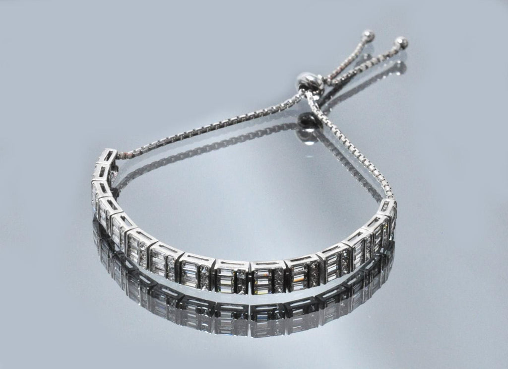 Handmade Genuine Zircon Gemstone Silver Bracelet, Zircon Bracelet Jewelry,Handcrafted Bracelet, Gift For Her