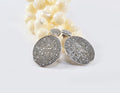 Handmade Sterling Silver Zircon Earrings: 925 Silver Jewelry