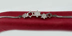 Handmade Zircon Gemstone Silver Bracelet: December Birthstone Jewelry