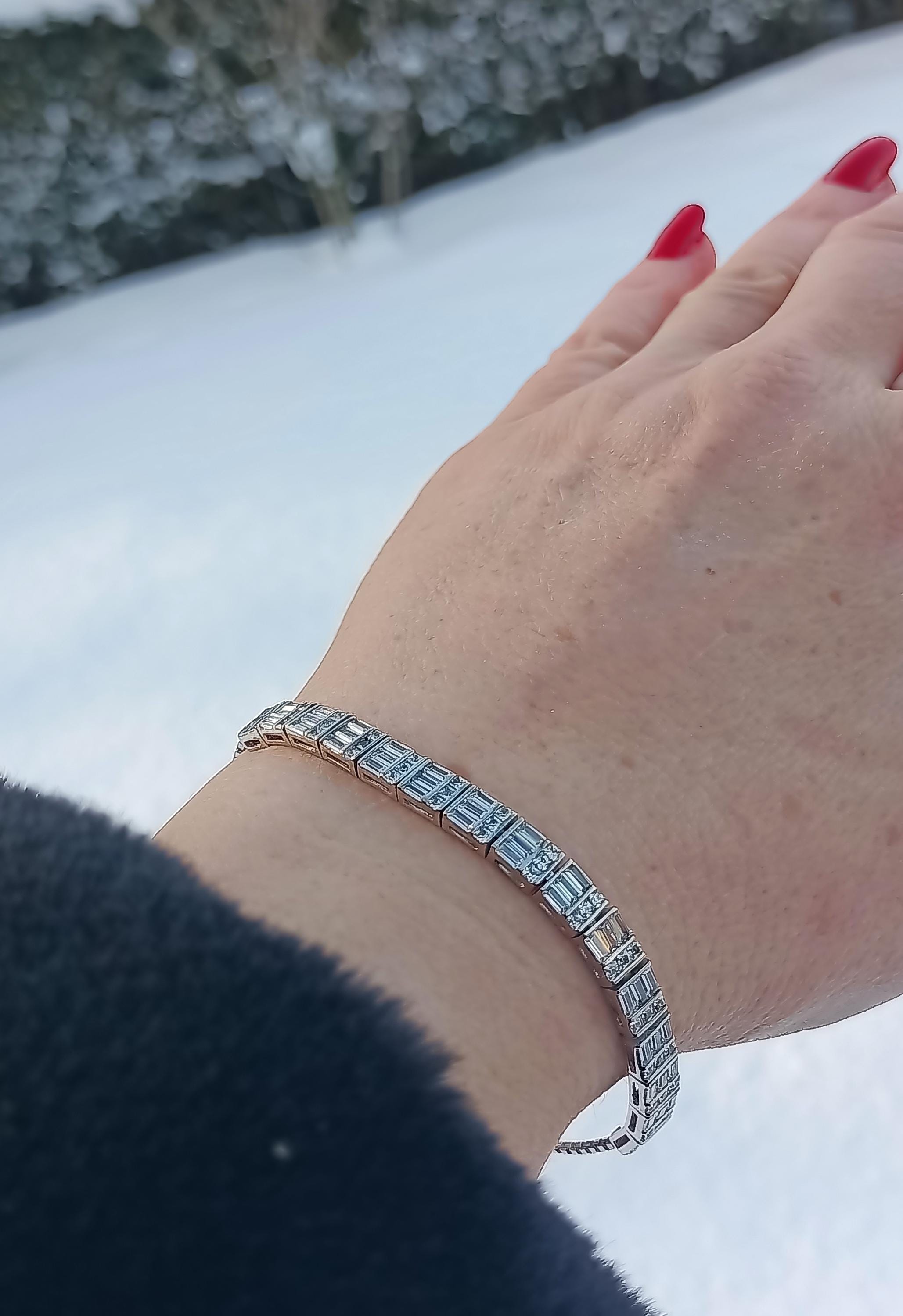 Handmade Genuine Zircon Gemstone Silver Bracelet, Zircon Bracelet Jewelry,Handcrafted Bracelet, Gift For Her