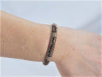 Handmade Genuine Zircon Gemstone Rose Silver Bracelet, Zircon Bracelet Jewelry,Handcrafted, Gift For Her, Wedding Gift