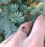Handmade Color Changing Sultanite Silver Ring: Turkish Gemstone Jewelry
