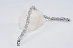 Handmade Genuine Baguette Zircon Gemstone Silver Bracelet, Zircon Bracelet Jewelry,Handcrafted, Gift For Her, Wedding Gift