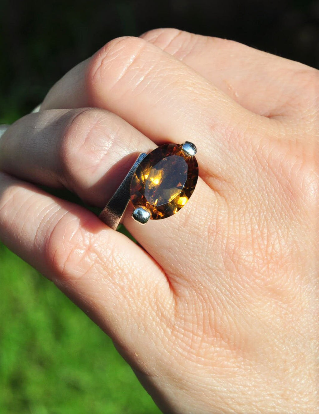 Handmade Color Changing Sultanite Silver Ring, Handcrafted Sultanite Ring Jewelry,Wedding Ring Gift, Anniversary Gift,Gift for Her