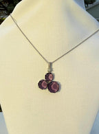 Handmade Amethyst 925 Sterling Silver Necklace: Gemstone Jewelry