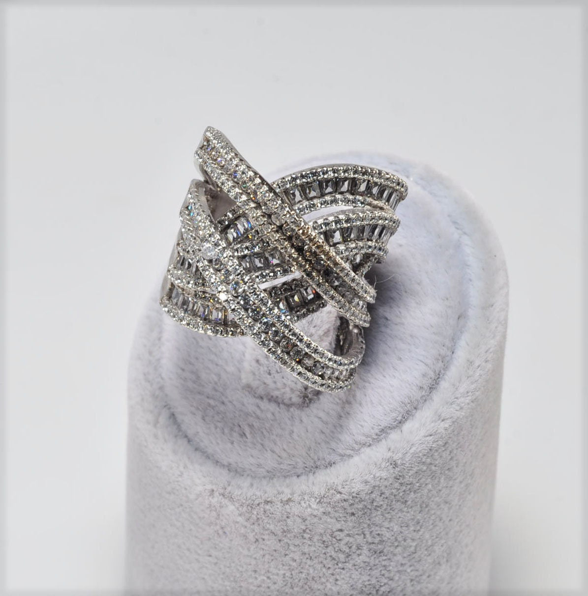 Handmade Zircon Silver Ring, Handcrafted Zircon Jewelry,Wedding Ring Gift, 925 Sterling Silver Zircon Ring,Gift for her