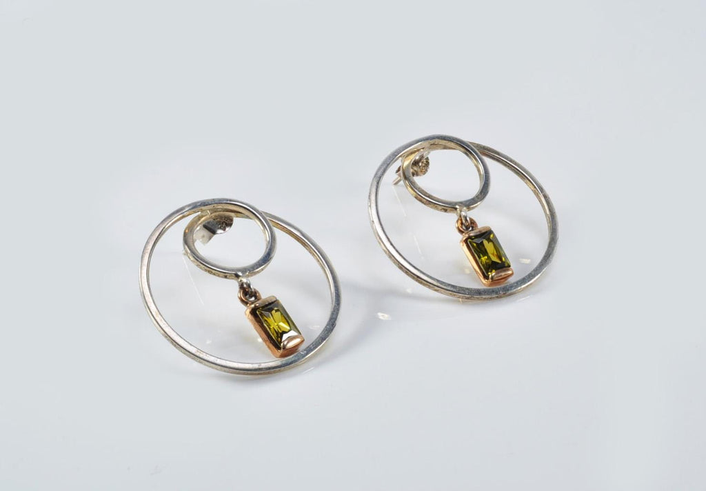 Handmade Citrine Sterling Silver Earrings: 925 Gemstone Jewelry