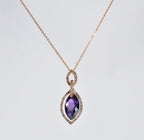 Handmade Amethyst 925 Sterling Silver Necklace: Gemstone Jewelry