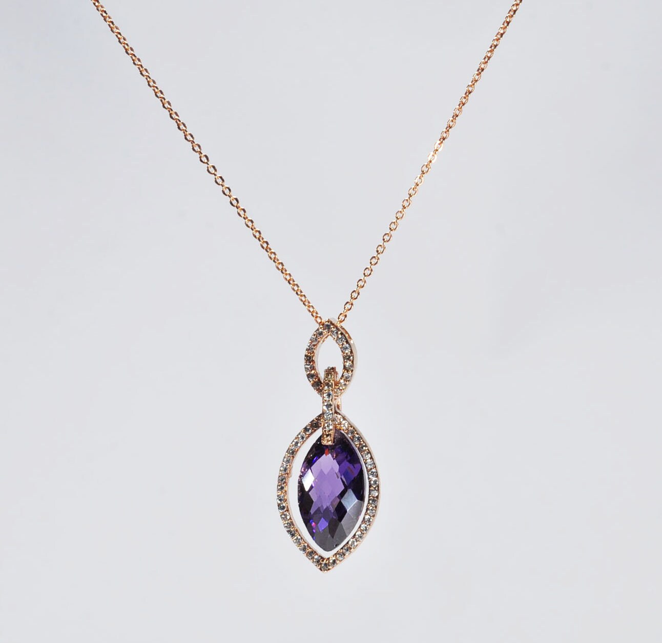 Handmade Amethyst 925 Sterling Silver Necklace: Gemstone Jewelry