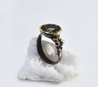 Handmade Color Changing Sultanite Silver Ring: Turkish Gemstone Jewelry