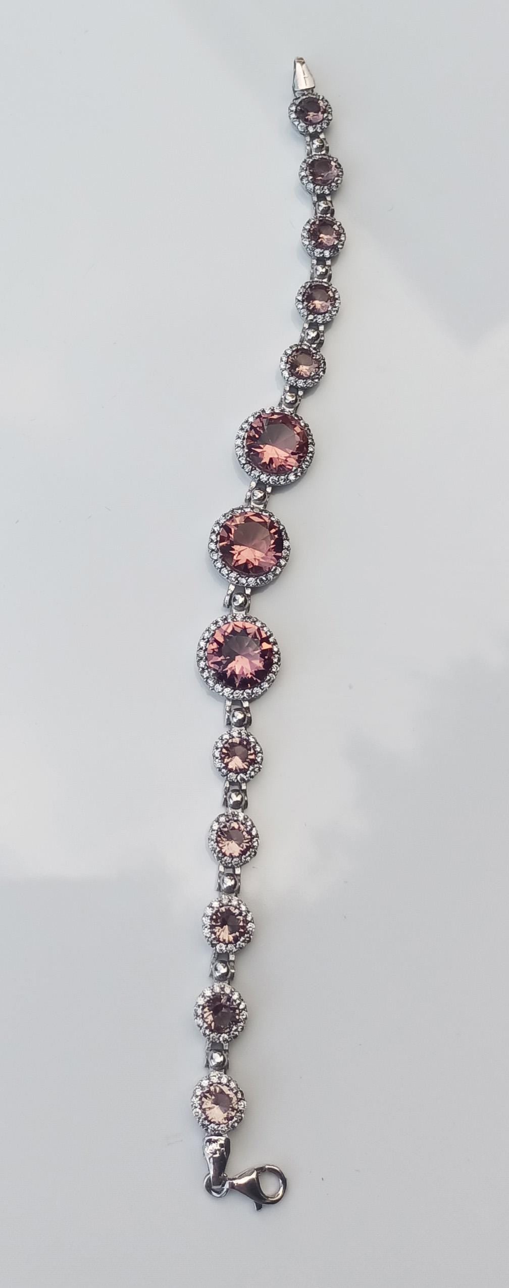 Handmade Genuine Color changing Sultanite Gemstone Silver Bracelet, Sultanite Bracelet Jewelry,Handcrafted Gift For Her