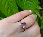 Handmade Heart‑Shaped Sultanite Ring in Sterling Silver, Color‑Changing Gemstone Jewelry