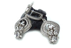 Handmade Sterling Silver Zircon Earrings: December Birthstone Jewelry