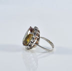 Handmade Color Changing Sultanite Ring, Sterling Silver, December Birthstone