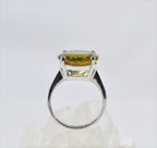 Handmade Sultanite Silver Ring: Color Changing Gemstone Jewelry