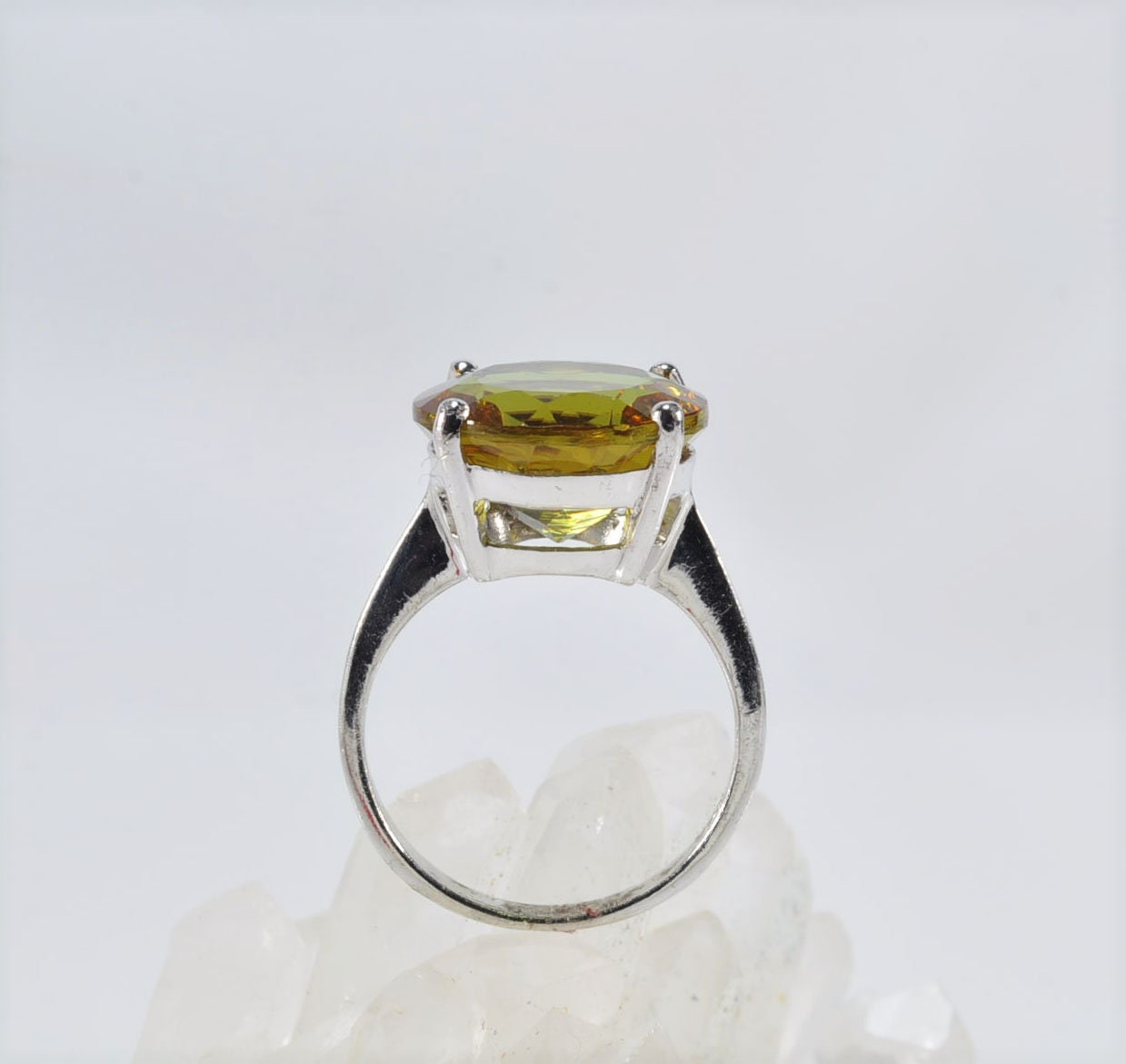 Handmade Sultanite Silver Ring: Color Changing Gemstone Jewelry