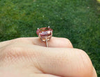 Handmade Sultanite Silver Ring: Color Changing Gemstone Jewelry