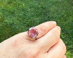 Handmade Sultanite Silver Ring: Color Changing Gemstone Jewelry