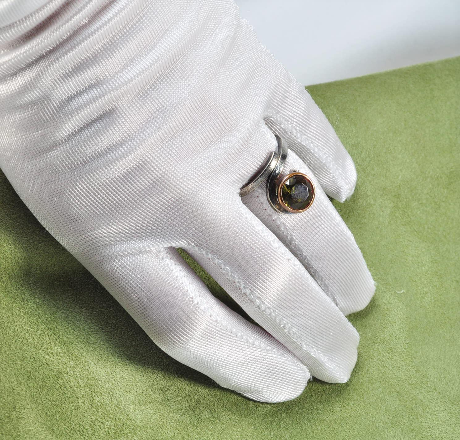 Handmade Sultanite Silver Color Changing Ring: December Birthstone