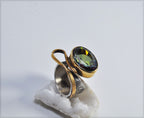 Handmade Genuine Mystic Topaz Silver Ring, Mystic Topaz Sterling Silver Jewelry,Mystic Topaz Gemstone Ring,Anniversary Ring Gift for Her
