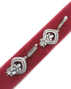 Handmade Sterling Silver Zircon Earrings: December Birthstone Jewelry