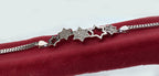 Handmade Zircon Gemstone Silver Bracelet: December Birthstone Jewelry