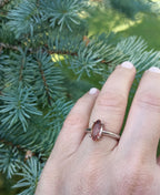 Handmade Color Changing Sultanite Silver Ring: Turkish Gemstone Jewelry