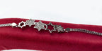 Handmade Zircon Gemstone Silver Bracelet: December Birthstone Jewelry