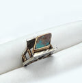 Handmade Turquoise Ring: 925 Sterling Silver Band, Artisan Jewelry
