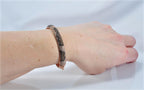 Handmade Genuine Zircon Gemstone Rose Silver Bracelet, Zircon Bracelet Jewelry,Handcrafted, Gift For Her, Wedding Gift
