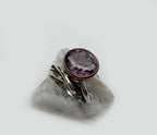 Handmade Amethyst Sterling Silver Ring: February Birthstone Jewelry