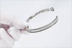 Handmade Genuine Baguette Zircon Gemstone Silver Bracelet, Zircon Bracelet Jewelry,Handcrafted, Gift For Her, Wedding Gift
