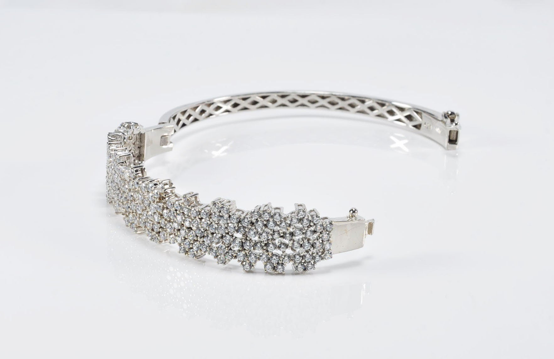 Handmade Genuine Zircon Gemstone Silver Bracelet, Zircon Bracelet Jewelry,Handcrafted, Gift For Her, Wedding Gift