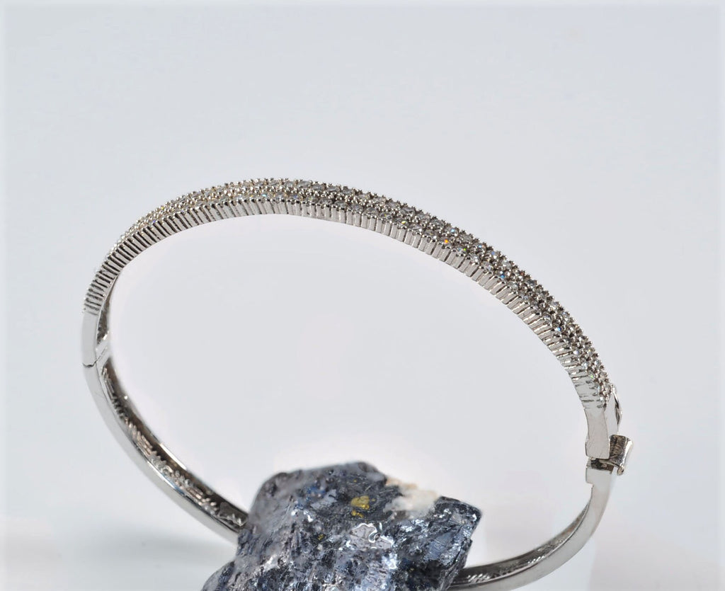 Handmade Genuine Zircon Gemstone Silver Bracelet, Zircon Bracelet Jewelry,Handcrafted, Gift For Her, Wedding Gift