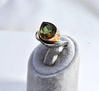 Handmade Color Changing Sultanite Silver Ring: Turkish Gemstone Jewelry