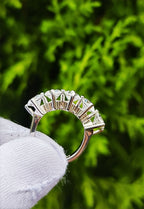 Handmade Zircon 925 Sterling Silver Ring, Handcrafted Zircon Jewelry,Wedding Ring Gift, Anniversary Gift for Her