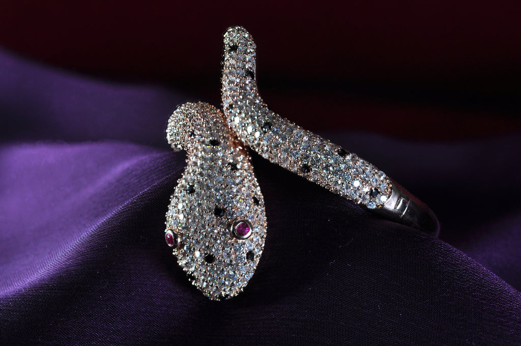Handmade Genuine Natural Zircon and Ruby Gemstone Silver Bracelet,Zircon and Ruby Bracelet Jewelry,Handcrafted,Artist Design