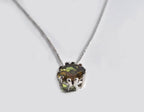 Handmade Sultanite Necklace in Sterling Silver, Color‑Changing Gemstone Pendant Jewelry