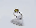 Handmade Color Changing Sultanite Silver Ring: Turkish Gemstone Jewelry