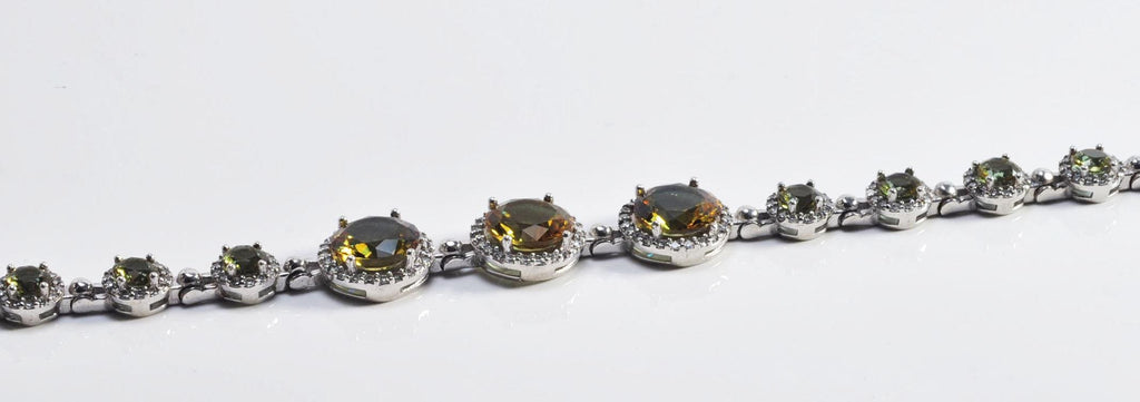 Handmade Genuine Color changing Sultanite Gemstone Silver Bracelet, Sultanite Bracelet Jewelry,Handcrafted Gift For Her