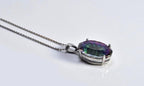 Handmade Mystic Topaz 925 Sterling Silver Necklace - Gemstone Jewelry