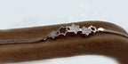 Handmade Zircon Gemstone Silver Bracelet: December Birthstone Jewelry