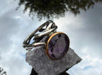 Handmade Amethyst Sterling Silver Ring: February Birthstone Jewelry