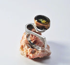 Handmade Color Changing Sultanite Silver Ring, Turkish Diaspora Gemstone